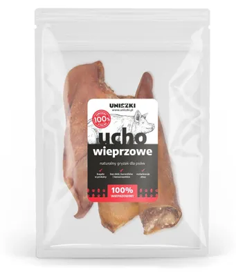 Produktbild von UNISZKI Schweineohr - Leckerli für Hunde - 2 Stück