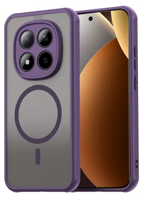 Produktbild von Handyhülle für Xiaomi Redmi Note 15 Pro Plus 5G / POCO M8 Pro 5G, Techsuit HaloFrost II MagSafe, Violett