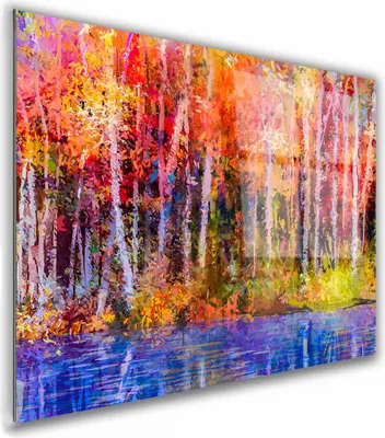 Zdjęcie produktu dla OBRAZ NA SZKLE PROSTOKĄTNY 90x60cm 052 Las