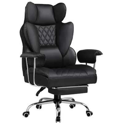 Produktbild von GTPLAYER Gaming Stuhl, Gamer Stuhl, Ergonomischer Bürostuhl mit Fußstütze verstellbare Lenden und Kopfkissen, Gaming Chair Gepolstert, Gaming Sessel