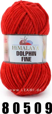 Produktbild von Himalaya Dolphin FINE (100g/175m) 80509 rot