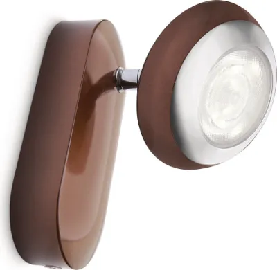 Produktbild von Philips myLiving Spot 571704416, Nicht austauschbare(s) Leuchtmittel, 1 Glühbirne(n), LED, 2700 K, 220-240 V, Braun