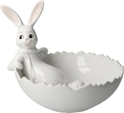 Produktbild von Goebel Hase mit Schale Snow White - Sweets for my Sweet Figur