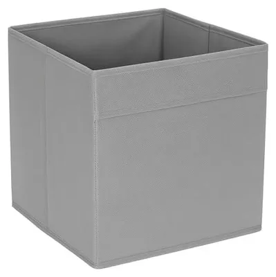 Produktbild von Prendi Home Aufbewahrungsbox 30x30x30 cm faltbar – Kinderzimmer Stoffbox Motiv Grau