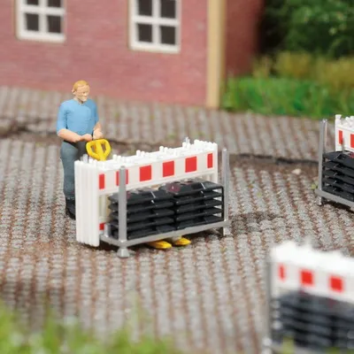 Produktbild von Busch A-Set: Schrankenzaun-Transp.H0 79897