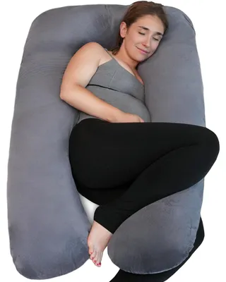 Immagine prodotto di Omgoods - Cuscino a forma di U per gravidanza con rivestimento traspirante