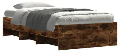 Immagine prodotto di vidaXL Struttura letto in rovere affumicato 80 x 200 cm materiale a base di legno