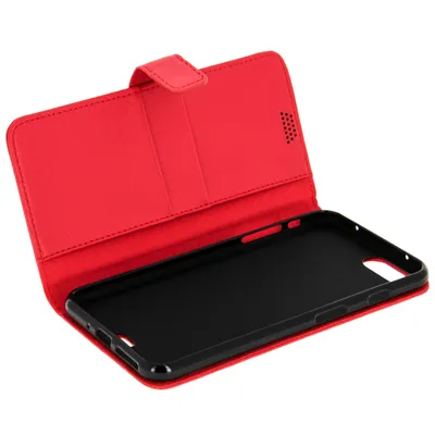 Image de Avizar, étui rabattable avec fonction support pour Apple iPhone 7 Plus / 8 Plus, couleur rouge