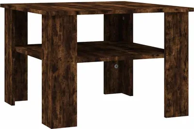 Produktbild von vidaXL Couchtisch Räuchereiche 60x60x42 cm Holzwerkstoff