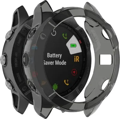 Image de subtel - protection boîtier pour montre Garmin Fenix 6X / 6X Pro / 6X Pro Solar - 51mm - coque Transparent anti rayure pour monture de montre connectée. Ajout de verre de protection écran possible