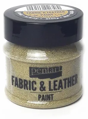 Produktbild von Pentart Textil- und Lederfarbe 50 ml - Glittering Gold