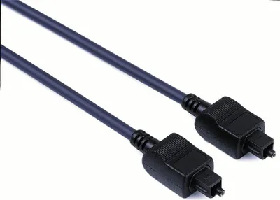 Obrázek produktu pro Hama Audio Optical Fibre Connecting Cable ODT Male Plug (Toslink), 3 m, Toslink, Toslink, 3 m, Černá