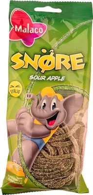 Produktbild von Malaco Snöre Sour Apple 94g