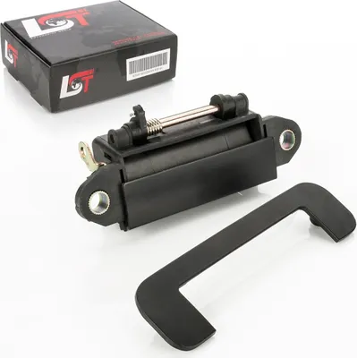 Produktbild von Türgriff außen Türöffner hinten rechts schwarz für AUDI 100 C3 200 80 90 B3