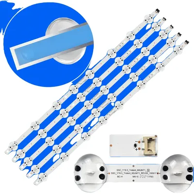 Obrázok produktu pre LED pásik na podsvietenie, dĺžka 670 mm, 8 LED diód na pásik, napätie 6 V, kompatibilný s SSC_19.5_Trident, 60UM6900PUA
