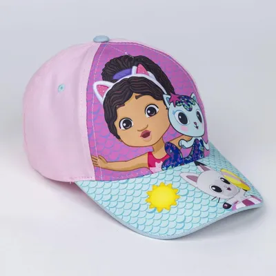 Obrázek produktu pro Gabby's Dollhouse Summer Cap - Dětská čepice s potiskem a UV ochranou modrá