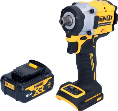 Obrázok produktu pre Akumulátorový rázový uťahovák DeWalt DCF 922 N 18 V 406 Nm 1/2" bez kefiek + 1x akumulátor 4,0 Ah - bez nabíjačky