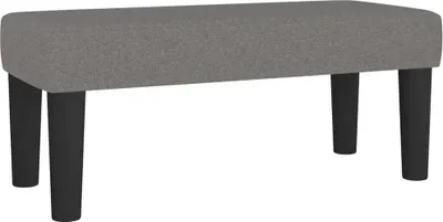 Produktbild von Sitzbank Dunkelgrau 70x30x30 cm Stoff