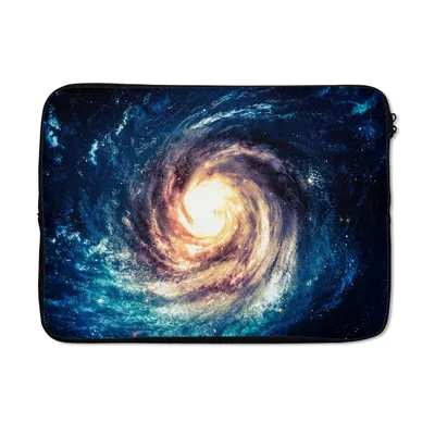 Produktbild von MuchoWow® Laptop Hülle 14 ZollWeltraum - Sterne - Blau Laptoptasche - Laptoptasche - Stoßsicher - Schutzhaube