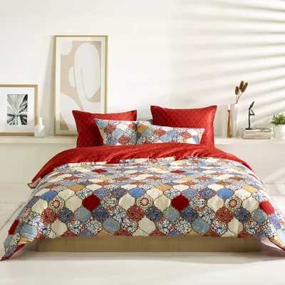 Produktbild von De Witte Lietaer Bettbezug Baumwollsatin, Medina - 260 x 240 + 2x 60 x 70 cm