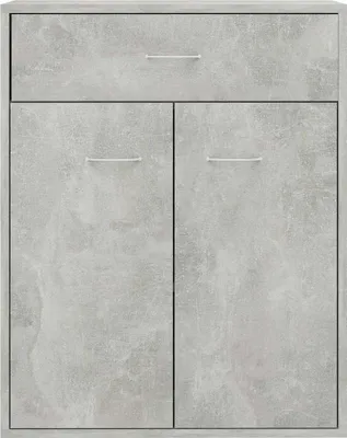 Obrázek produktu pro vidaXL Příborník betonový šedý 60x30x75 cm odvozený výrobek ze dřeva