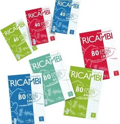 Produktbild von Pigna 00629041R Notizbuch A5 40 Blätter Mehrfarbig