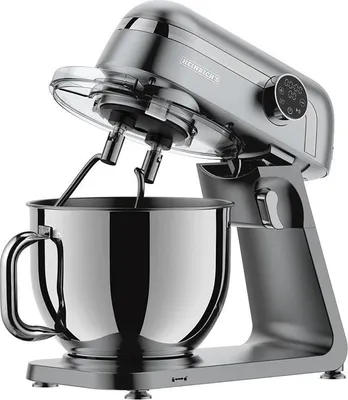 Obrázok produktu pre Heinrichs HKM 8079, Stojaci mixér, Strieborná, Hnetenie, Miešanie, Whisking, 7 L, Dotyk, Čierna