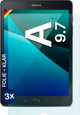 Produktbild von moex® 3x Schutzfolie kompatibel mit Samsung Galaxy Tab A 9.7 - Displayschutzfolie dünn Folie, Klar
