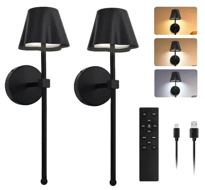 Obrázok produktu pre Nástenná lampa, dobíjateľná, s reguláciou jasu, model A
