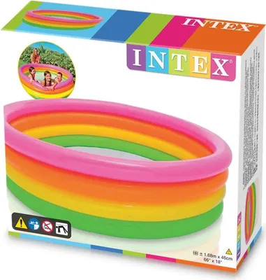 Immagine prodotto di Piscina INTEX Reggae colorata 168x46 56441NP 54412