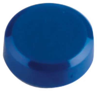 Image de MAUL Aimant MAULpro rond 20 pièces 0,3 kg Plastique Ferrite incassable érodé laqué Ø 2 x 0,75 cm bleu