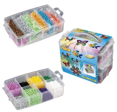 Produktbild von Hama Beads 6751, Aufbewahrungsbox, Rechteckig, Drinnen, 5 Jahr(e), 91 Jahr(e), Verbrauchereinheit einzeln