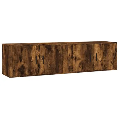 Obrázek produktu pro vidaXL TV nástěnné skříňky 2 ks. Kouřový dub 80x34,5x40 cm