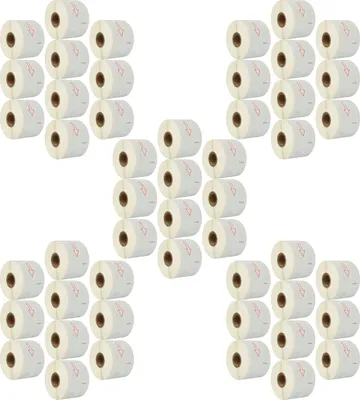 Produktbild von vhbw 50x Rolle 57mm x 32mm (1000 Etiketten) Ersatz für Dymo 11354 für Drucker Weiß