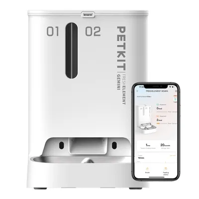 Produktbild von Futterautomat PETKIT FRESH ELEMENT GEMINI 5L weiß