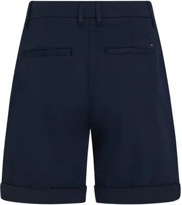 Productafbeelding van Tommy Hilfiger dames chino shorts, korte broek, blauw (donkerblauw), maat 34