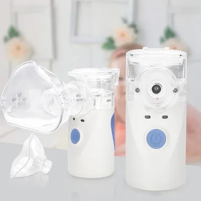 Productafbeelding van Ikodm Inhalator, inhalatieapparaat, vernevelaar voor volwassenen en kinderen, verstuiver, inhalatietoestel, mini-inhalator, compact medisch inhalatieapparaat, geschikt voor hoest