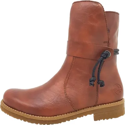 Produktbild von Rieker Damen Winterstiefeletten/ Stiefeletten Braun Kunstleder Größe: 40