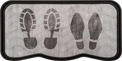 Produktbild von TrendLine Schuhabtropfschale Fußabdrücke 75 x 38 x 2,5 cm