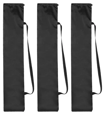 Produktbild von Omgoods – 3er-Set Stativtragetasche, 39 x 7 Zoll, Oxford-Stoff, Schwarz