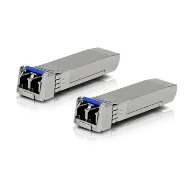 Imagen del producto de Módulo transceptor UbiQuiti U Fiber - SFP+ - 10 GigE - LC de fibra monomodo - hasta 10 km - 1310 nm (paquete de 2 unidades)