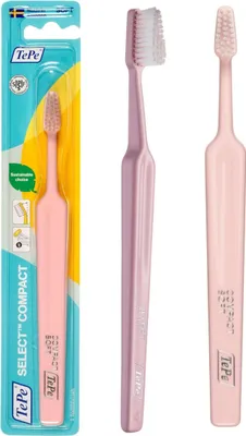 Obrázok produktu pre TePe | Zubná kefka Select Compact Soft - pre dospelých a deti 3+ - ergonomická - ideálna na starostlivosť o zuby