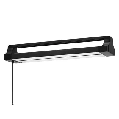 Produktbild von LEDVANCE Office Line Double Rotatable LED-Arbeitsplatzleuchte, schwarz, 24W, 2700lm, konzentrationsfördernde kaltweiße Lichtfarbe, rotierbarer Leuchtenkörper, lange Lebensdauer, IP20, 4000K