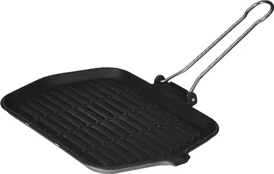 Produktbild von Ilsa rechteckige Grillpfanne Dietella aus rostfreiem Gusseisen 30 x 21 cm