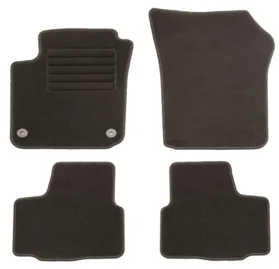 Fußmatten-Set für Seat Mii (3+5-türer), 04/2012-2021, 4-teilig, Schwarz