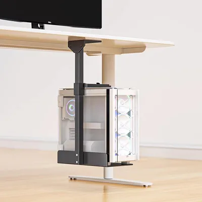 Obrázek produktu pro Elzusha - Nastavitelný držák monitoru pod stůl s možností nastavení výšky