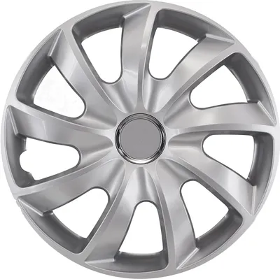 Produktbild von NRM Radkappen STIG, Silber 14" Zoll. (4 x Universal Radzierblenden/Radkappen)