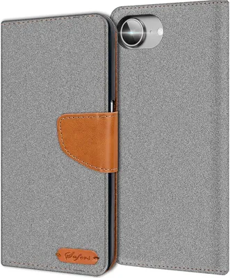 A flip case for a smartphone is shown.