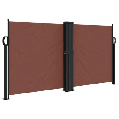 Zdjęcie produktu dla Zwijana markiza boczna, brązowa, 120 x 600 cm