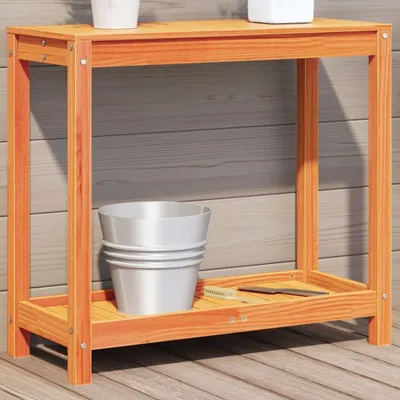 Produktbild von "2026 Aktion"Pflanzenständer/Blumenständer - Pflanztisch - mit Ablage 82,5x35x75cm Massivholz Kiefer NEU535543 - Pflanztische
